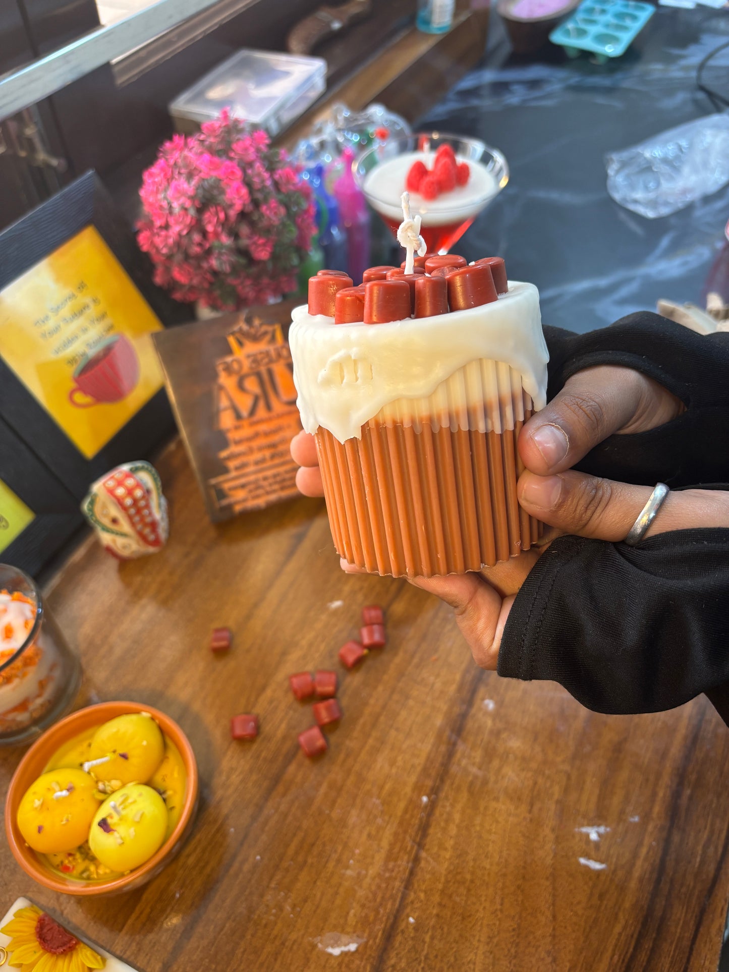 Choco-Drizzle Candle