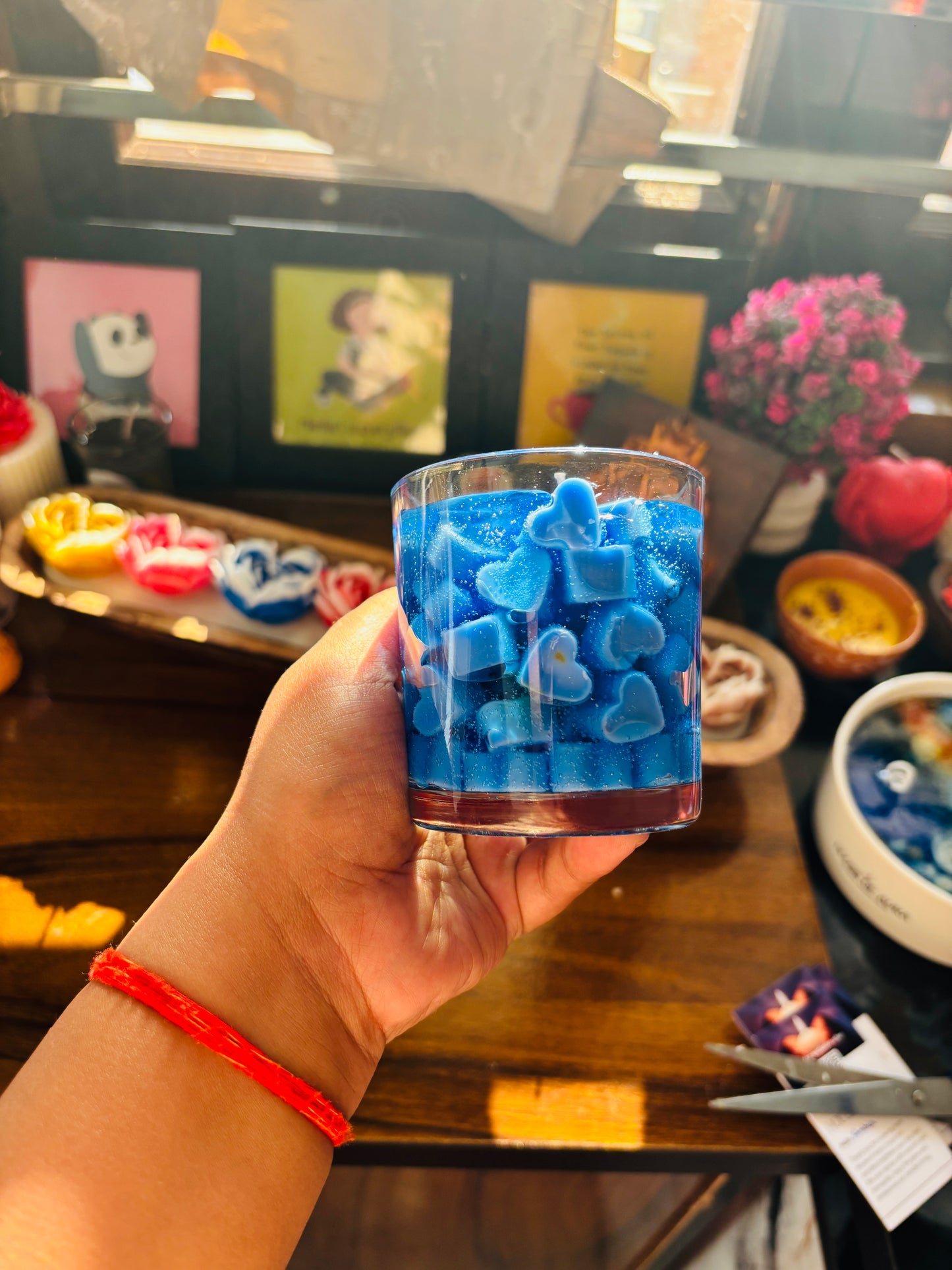 Heart Jar Candle