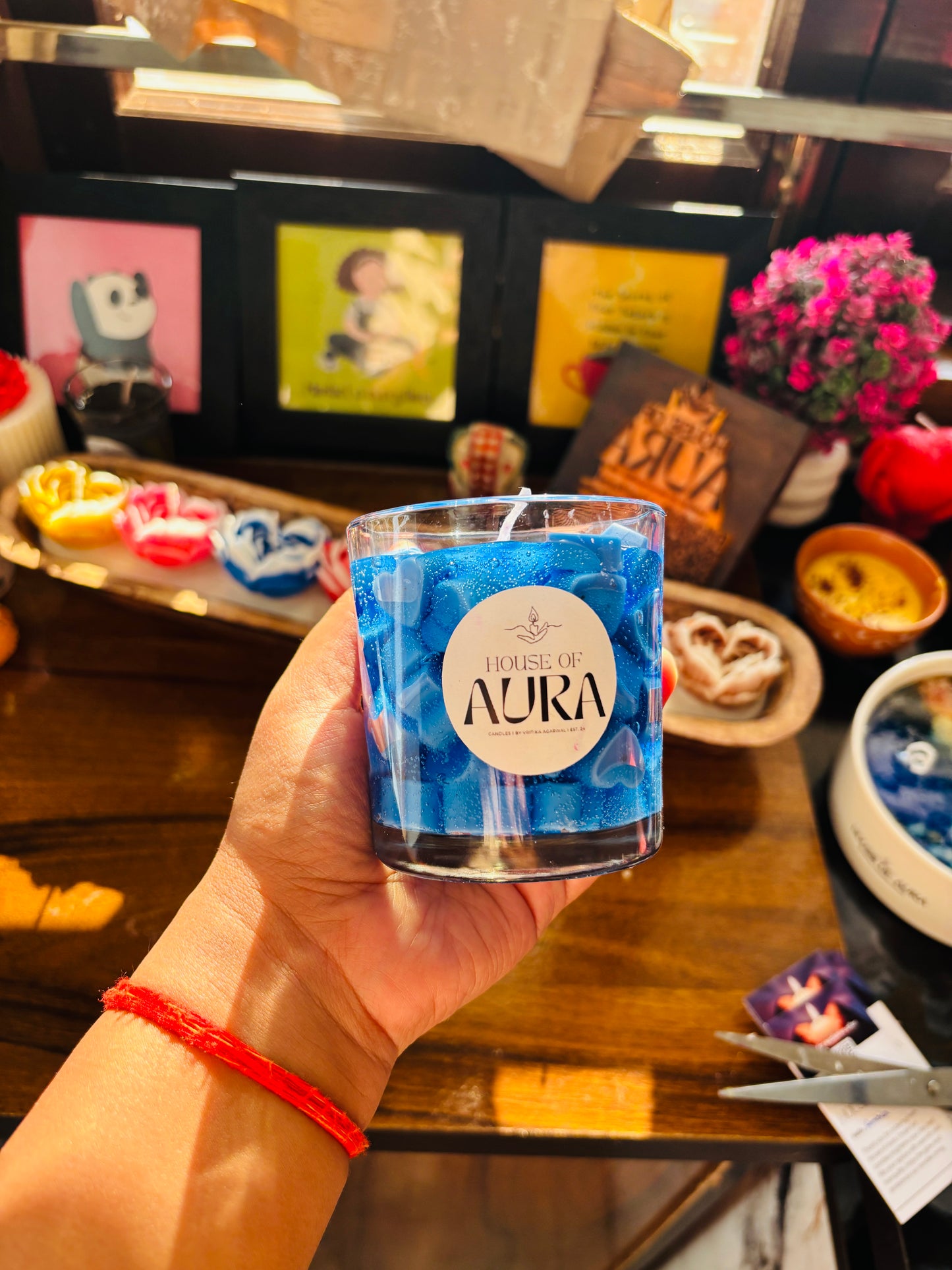Heart Jar Candle
