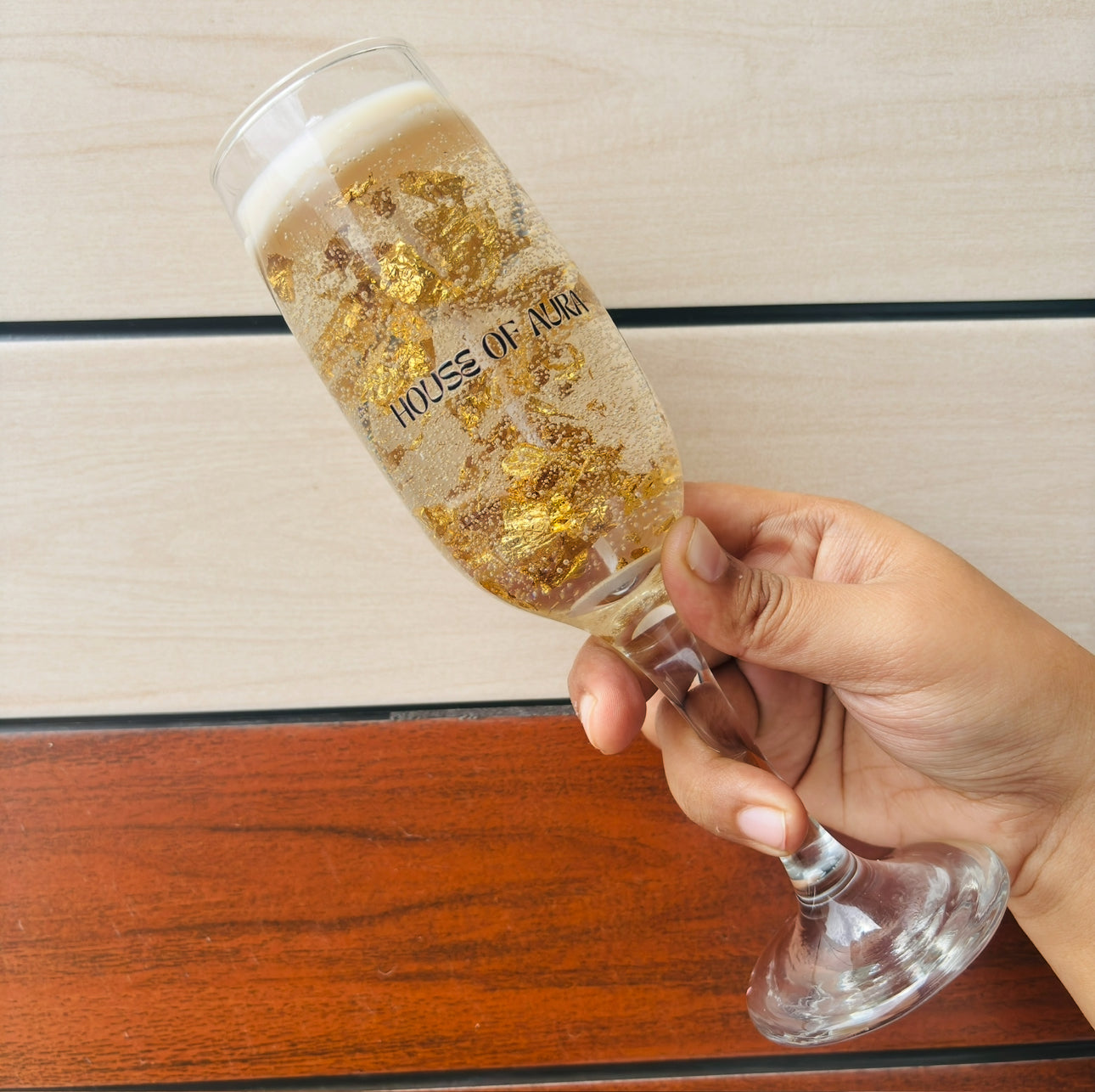 Champagne Candle