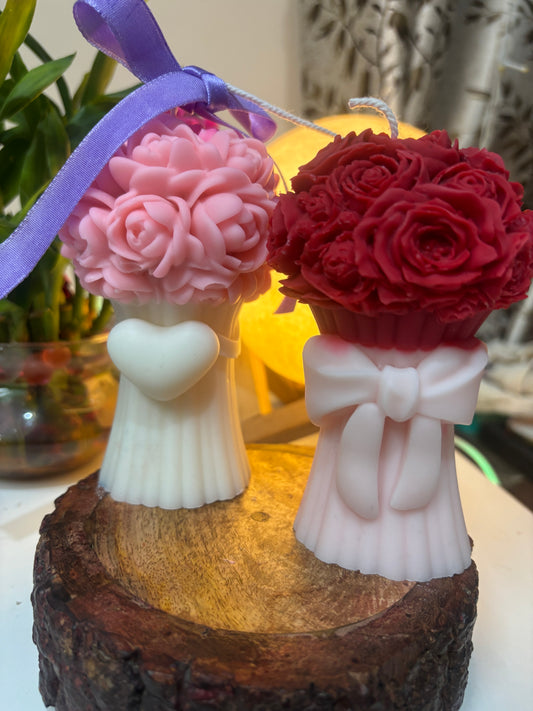 Rose Bouquet Candle