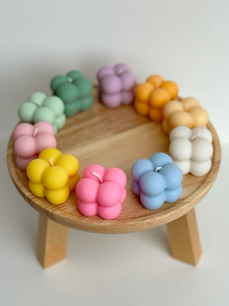Mini bubble candles