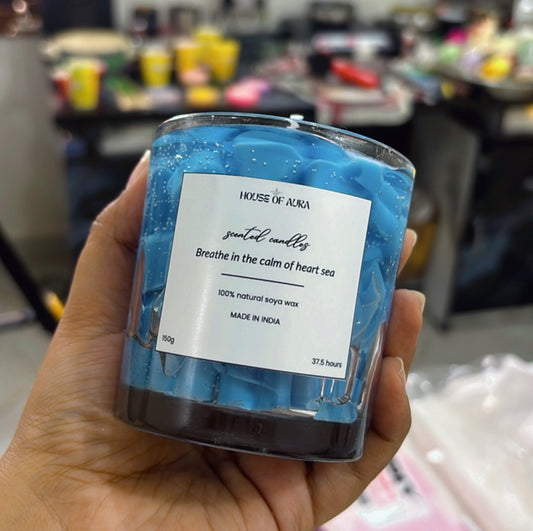 Heart Jar Candle