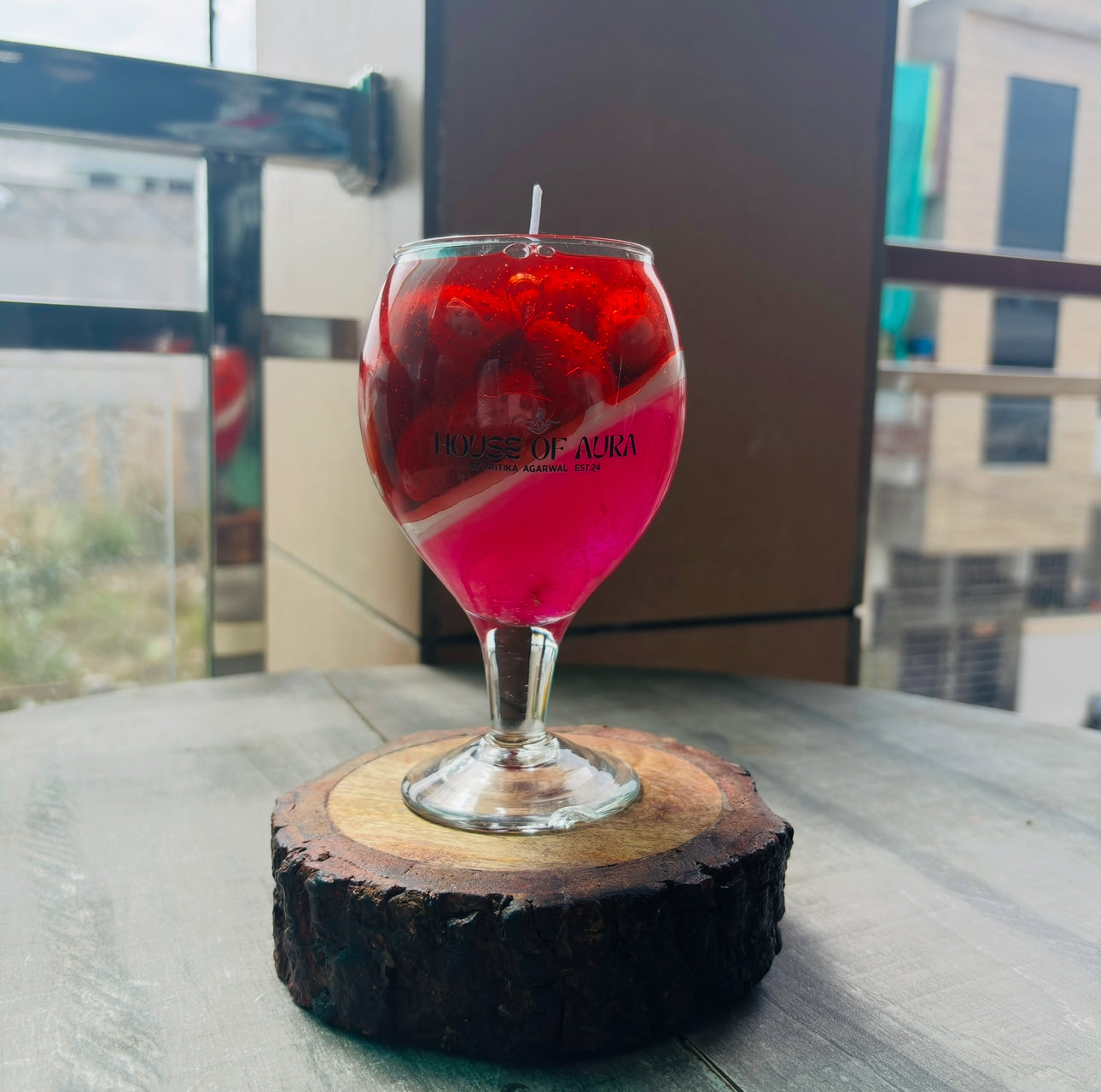 Strawberry Cocktail Candle