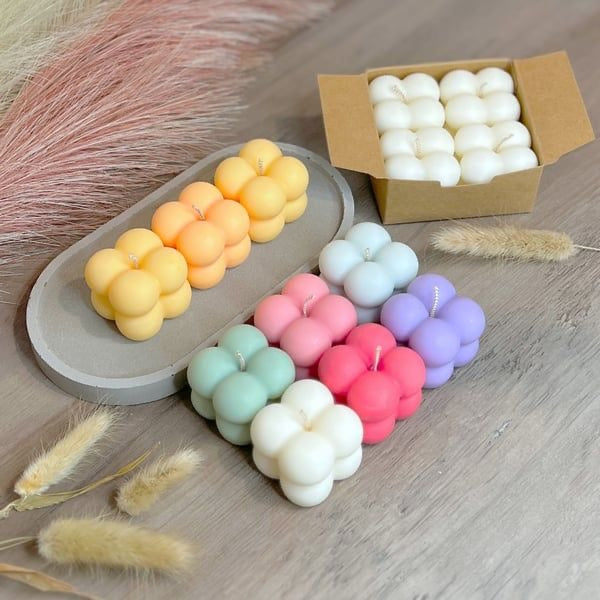 Mini bubble candles