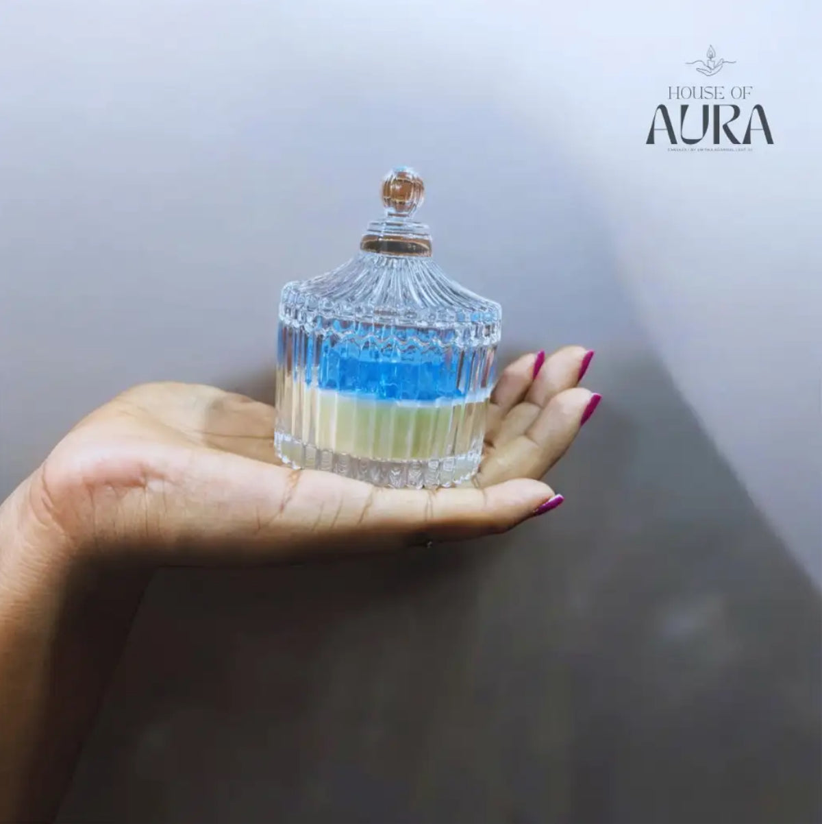 Crystal Glass Candle (Small)