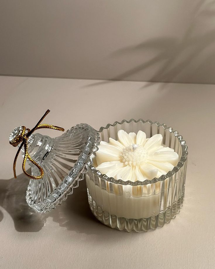 Crystal Glass Candle (Small)