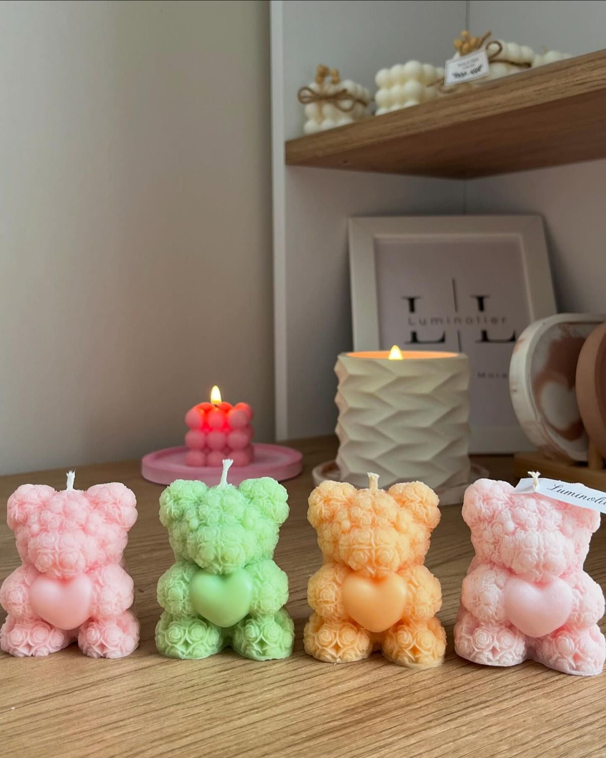 Teddy Candle