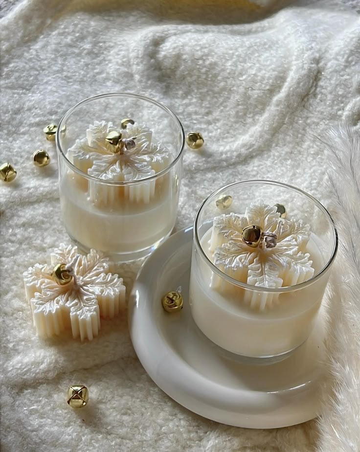 Snowflake Scented Candle