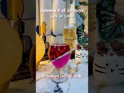 Strawberry Cocktail Candle